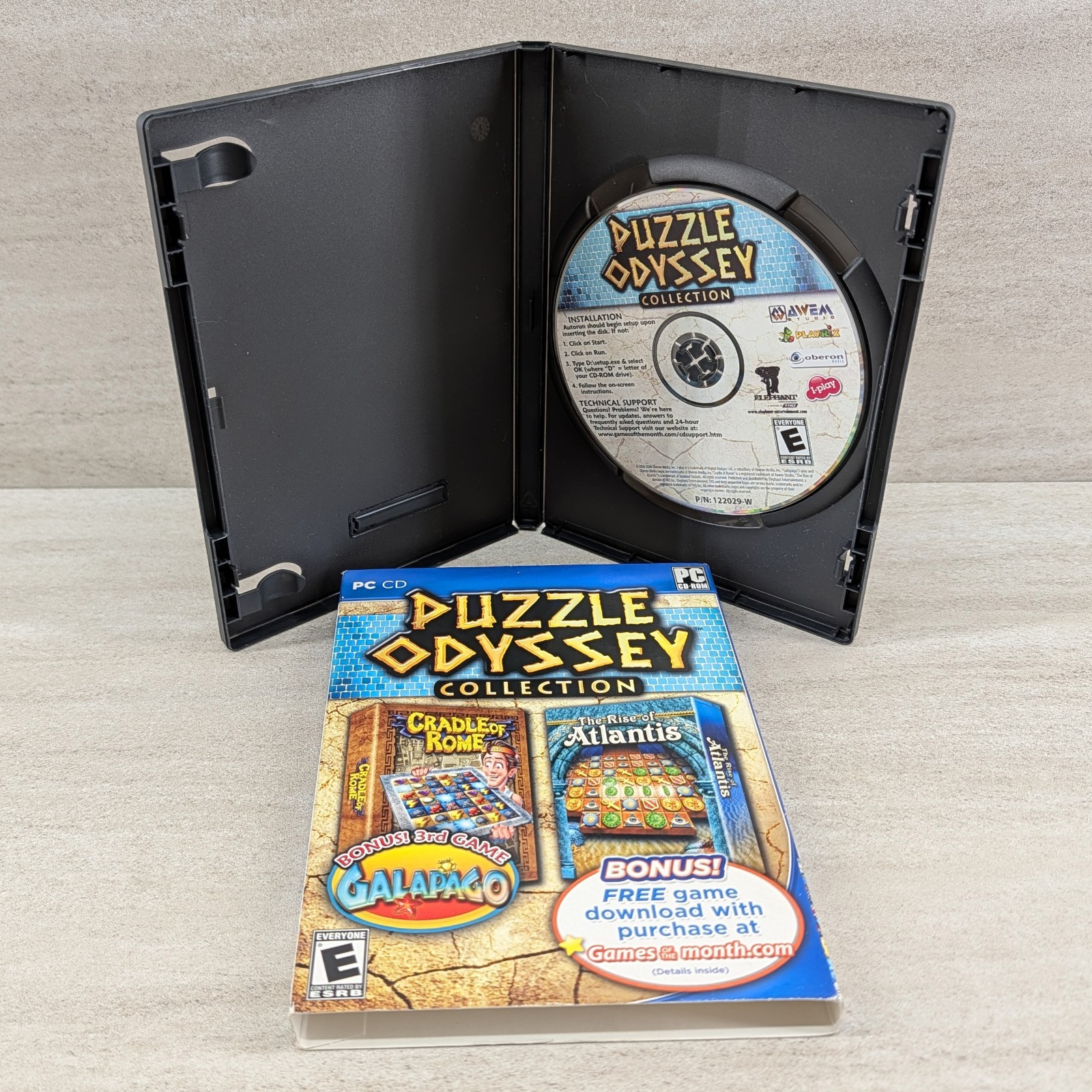 6 x PC Puzzle Games Bejeweled 2 Luxor 5th Passage Cubis 2 Match 3 Adventure Bund