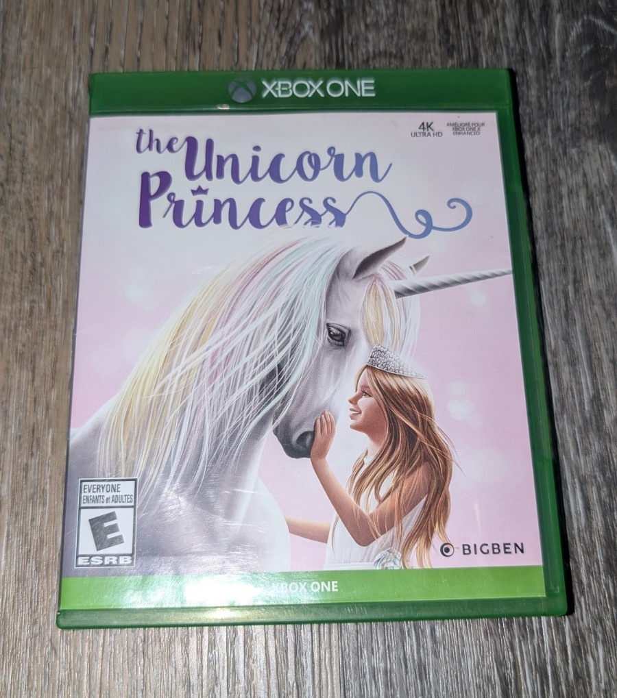 The Unicorn Princess Xbox One 4K Ultra HD Xbox One X Enhanced w/ Case