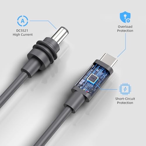 Starlink 16FT Mini USB C Cable – Waterproof – Works with 100W+ PD – 16.4 ft