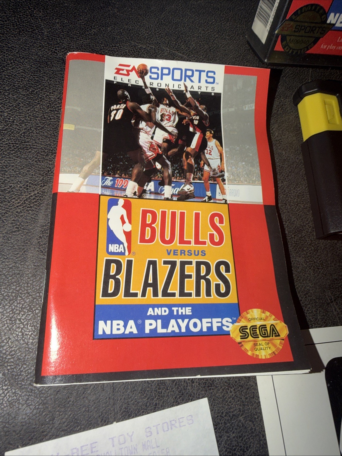 Bulls vs. Blazers and the NBA Playoffs (Sega Genesis, 1993) Includes 1 In 50,000