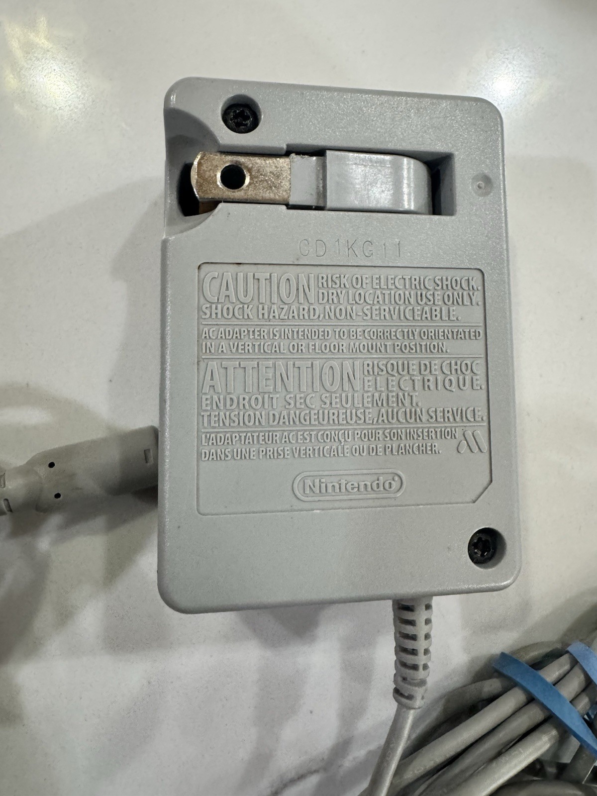 Lot of 2 AC ADAPTER WALL CHARGER WAP-002 for NINTENDO NDSi/DSi XL/3DS/3DS XL