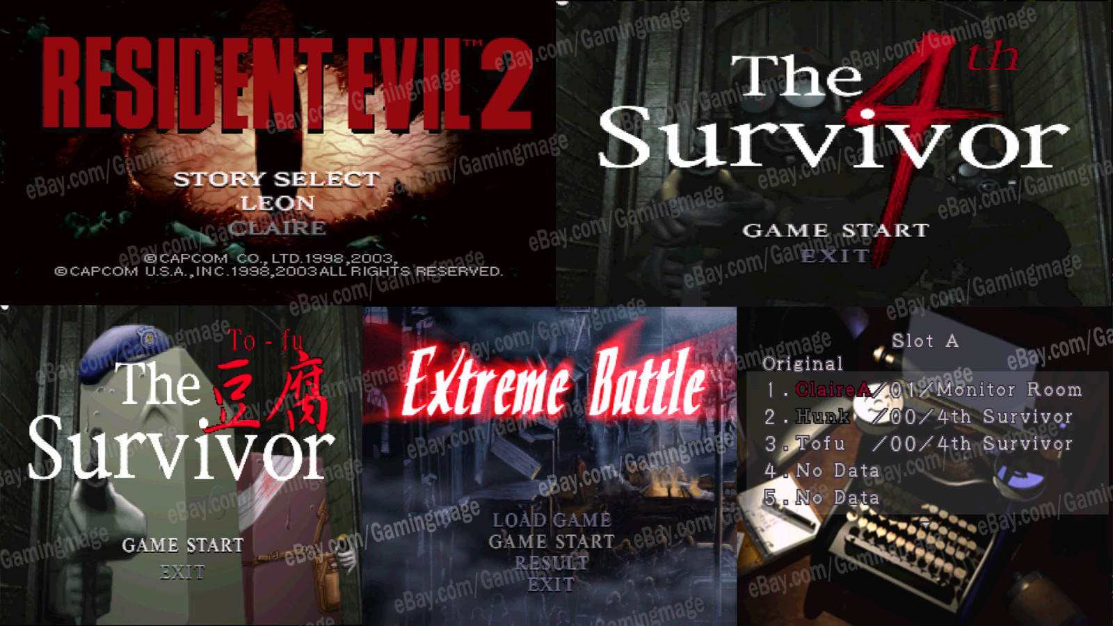 Resident Evil 3 100% Ṥave Ultimate Gamecube Memory Card! (NO GAME)