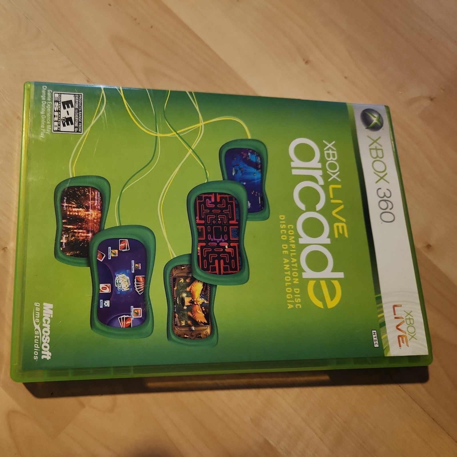 Xbox 360 Live Arcade Compilation Disc Video Game Retro Nostalgia