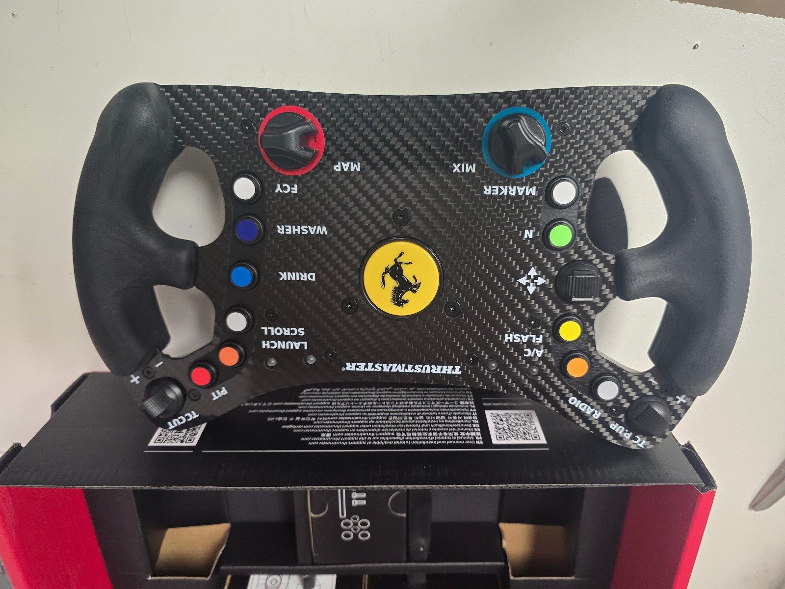 UNTESTED Thrustmaster Ferrari 488 GT3 Wheel Add-On for PC PS4 PS5 Xbox