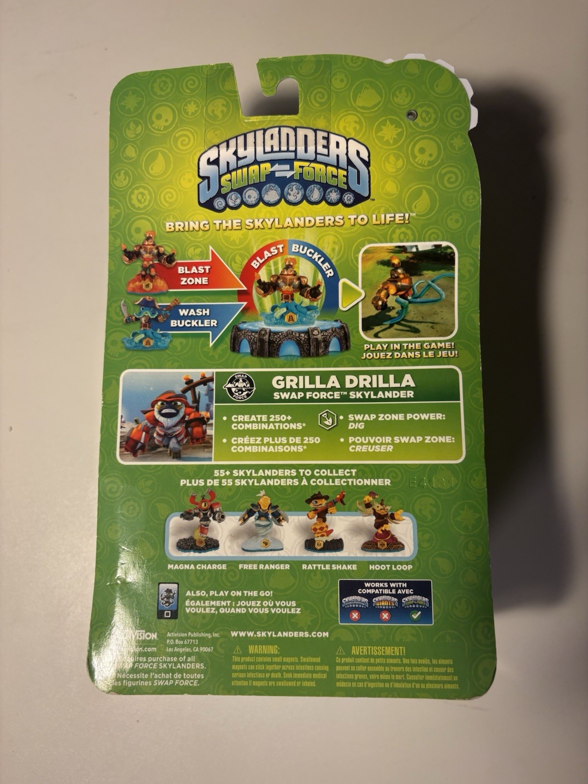 NIB Skylanders Swap-Force Grilla Drilla