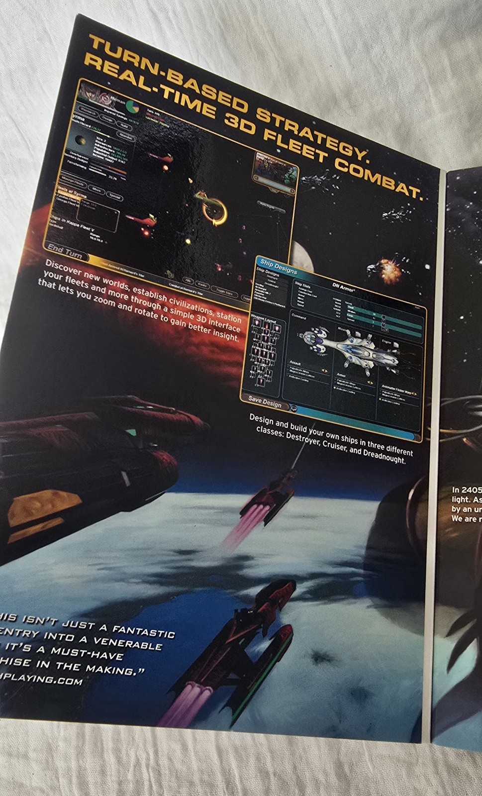 Sword of the Stars PC CD ROM 2006 w/ Manual, Product Key Included New Sealed