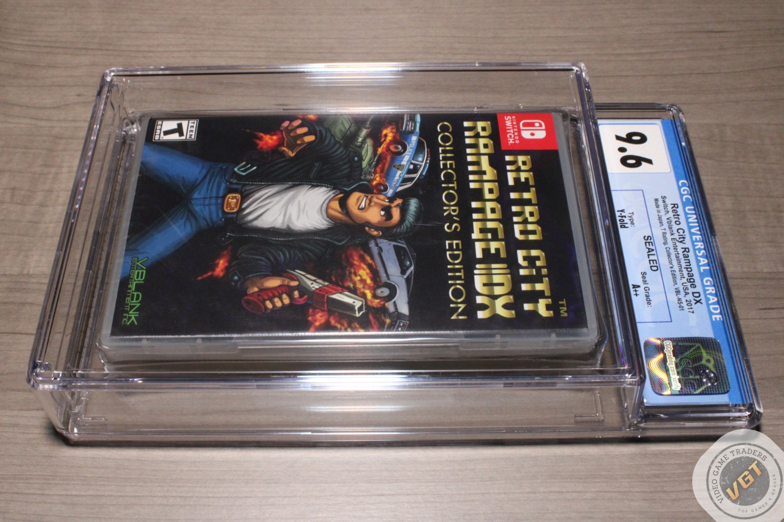 CGC 9.6 A++ Retro City Rampage DX Collector’s Edition Nintendo Switch 2017 NEW!