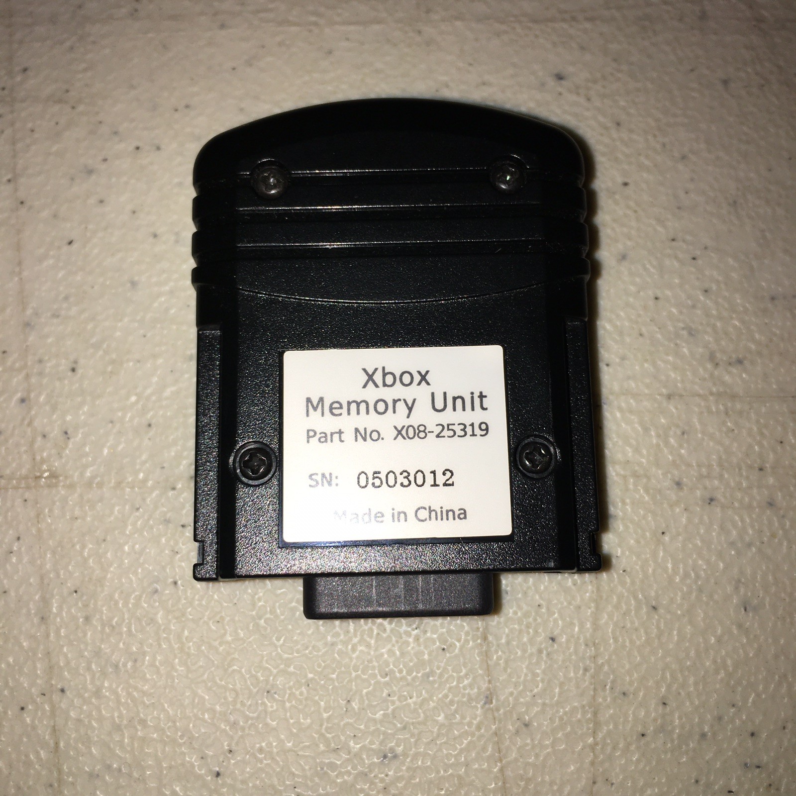 OEM Microsoft Original XBOX Memory Unit Card X08-25319