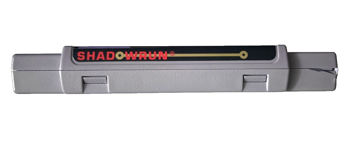 Shadowrun Super Nintendo SNES Item Box Only No Manual Authentic Tested