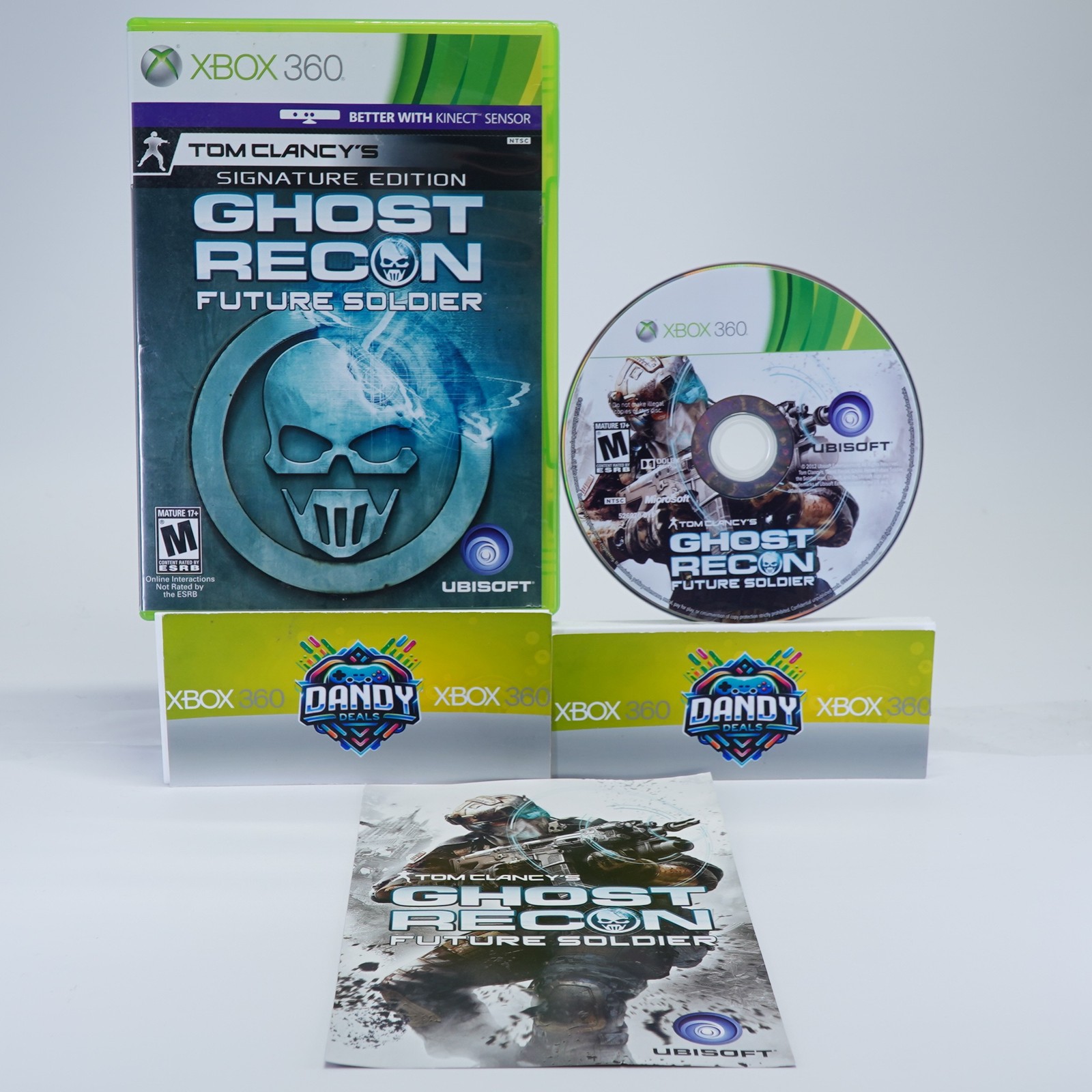 Ghost Recon: Future Soldier Signature Edition CIB W/ Manual – Xbox 360