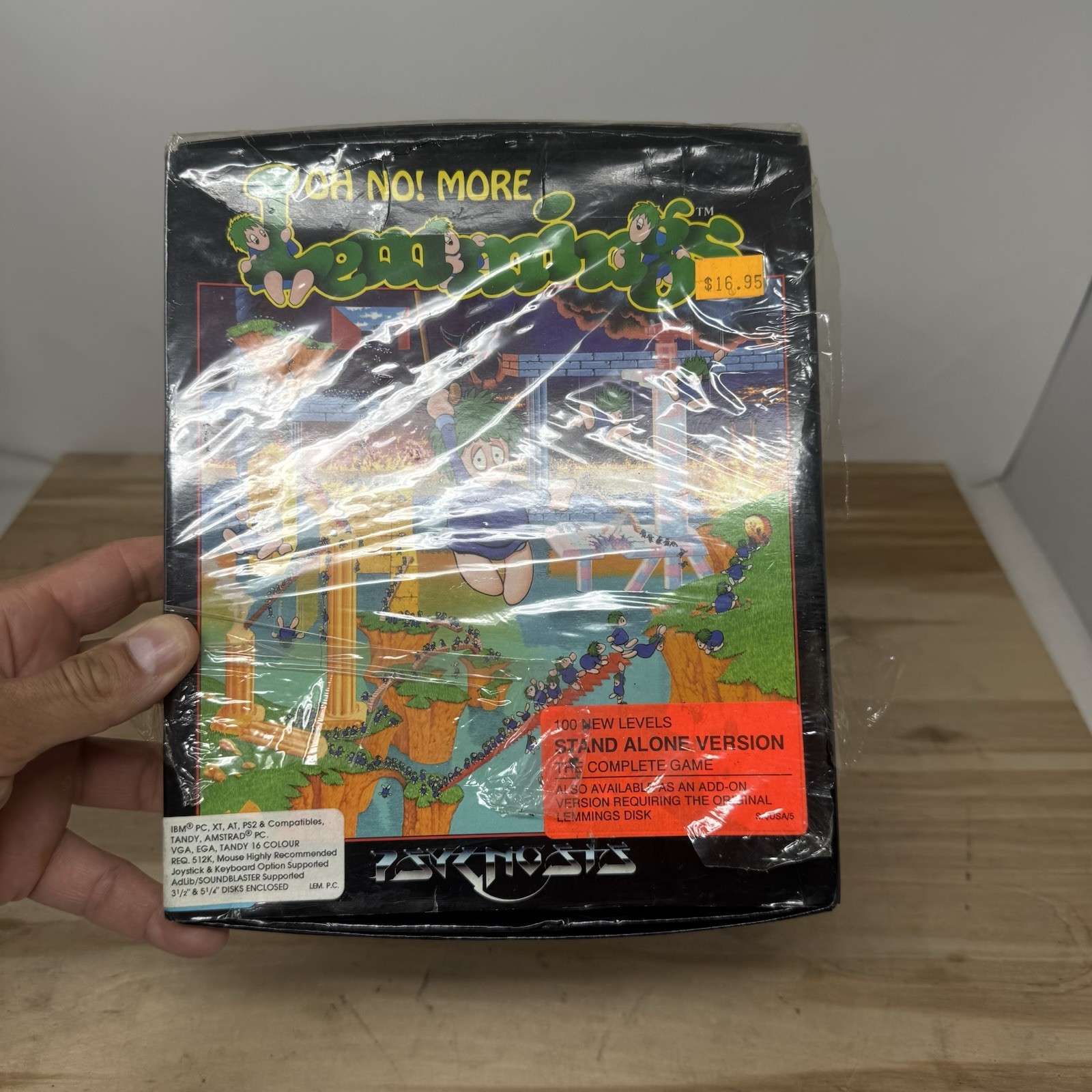 Oh No! More Lemmings 1991 Big Box 3.5″ & 5.25″ Disks ADD ON VERSION