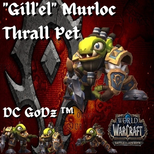 World of Warcraft -Thrall Murloc Gill’el Pet Ultra Rare 1 of 2000