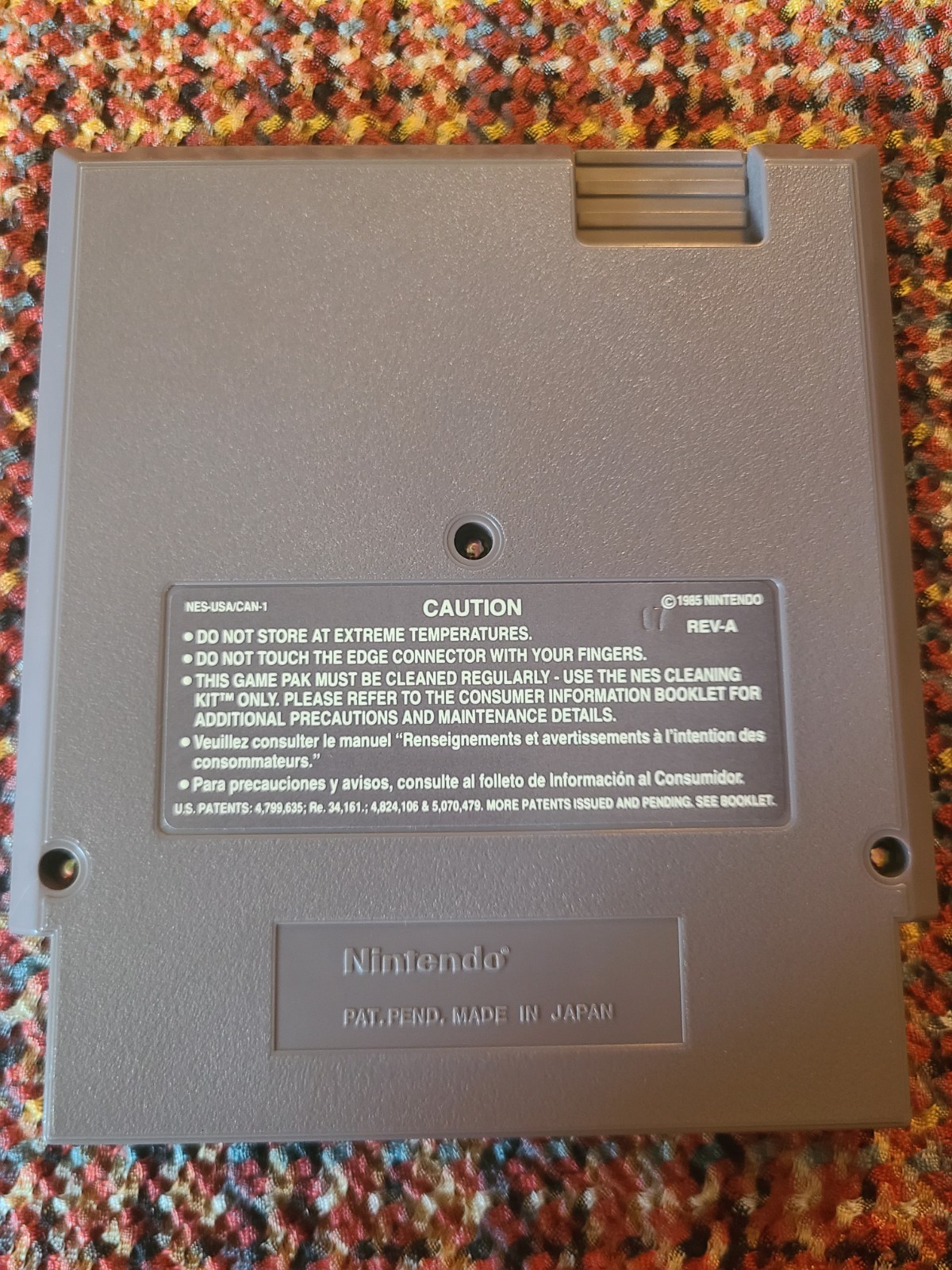 Pac Man Nes Namco Cib w/ reg card Authentic Tested Working Nintendo