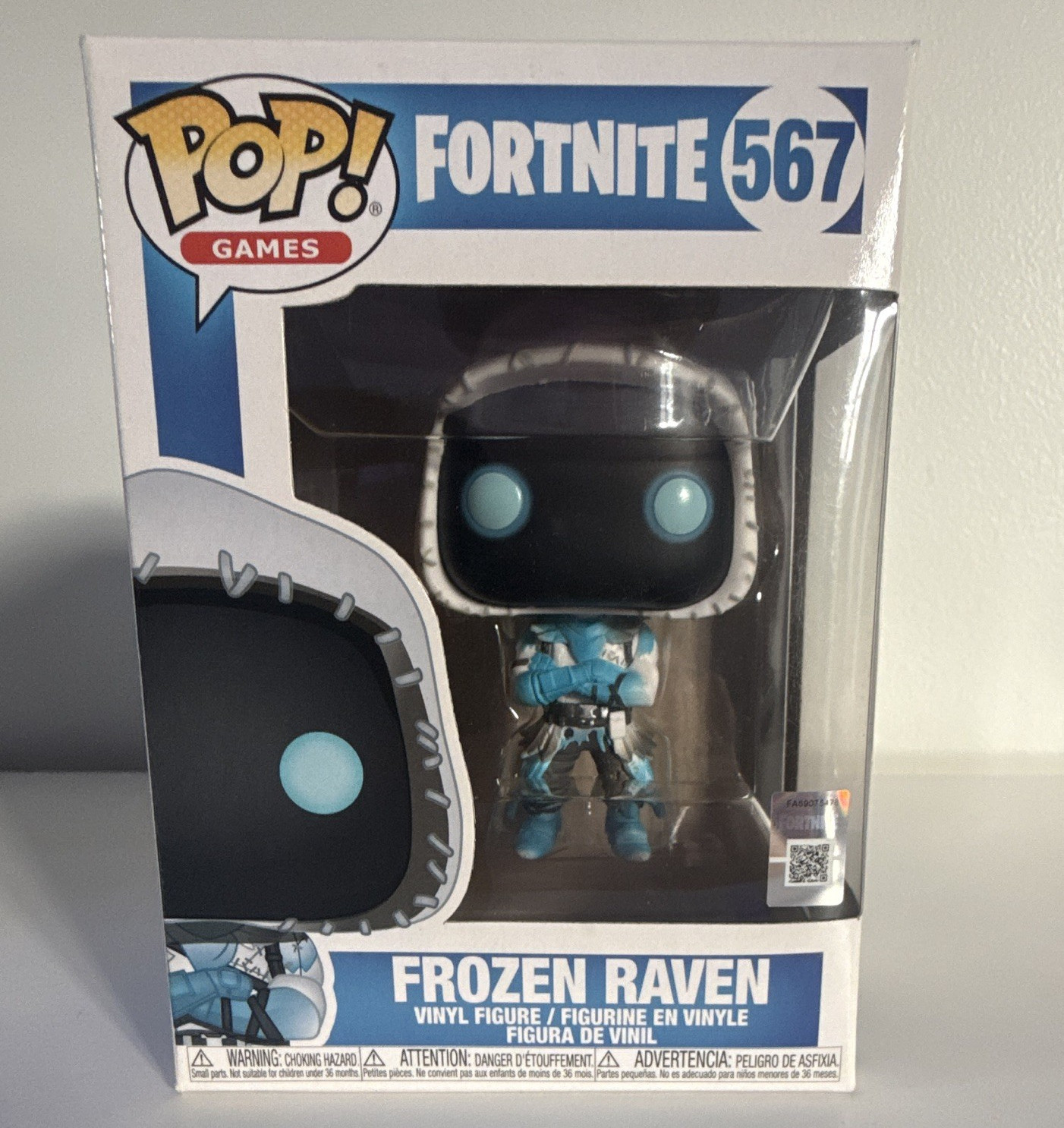 Funko Pop! Games Fortnite Frozen Raven #567 Boxed Vinyl Figure 2019