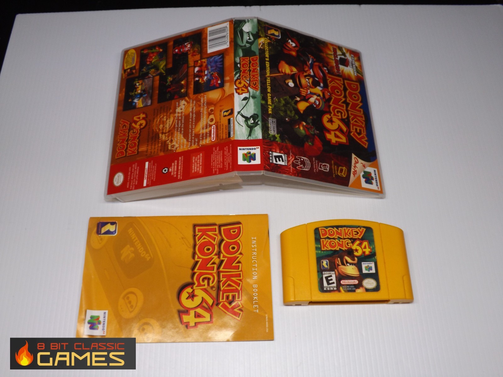 AUTHENTIC! Donkey Kong 64 – GAME, MAUAL CASE – NINTENDO 64 – 629a