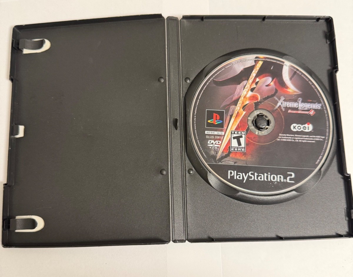 Dynasty Warriors 4: Xtreme Legends, PlayStation 2, Tested and Works