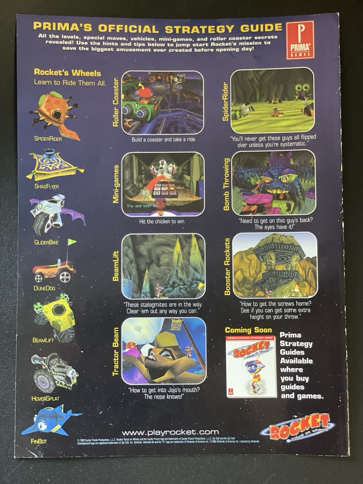 Prima Games Strategy Guide Rocket: Robot on Wheels Featuring Rocket 1999
