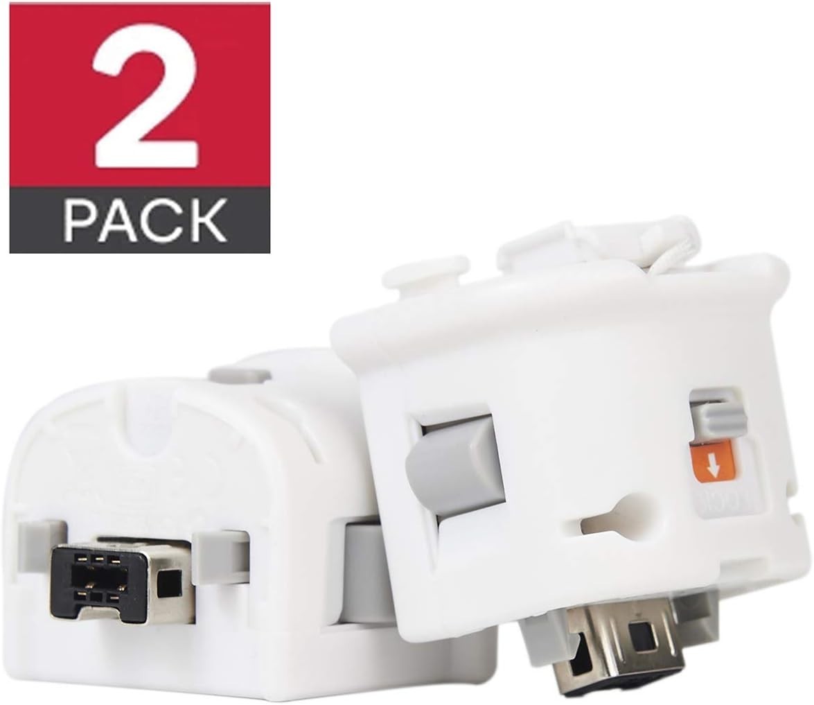 Wii Motion Plus Adapter-External Remote Motion Plus Sensor Controller -White,…