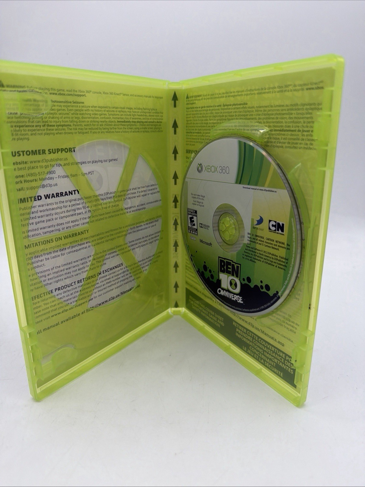 Ben 10: Omniverse (Microsoft Xbox 360, 2012) Tested Works!