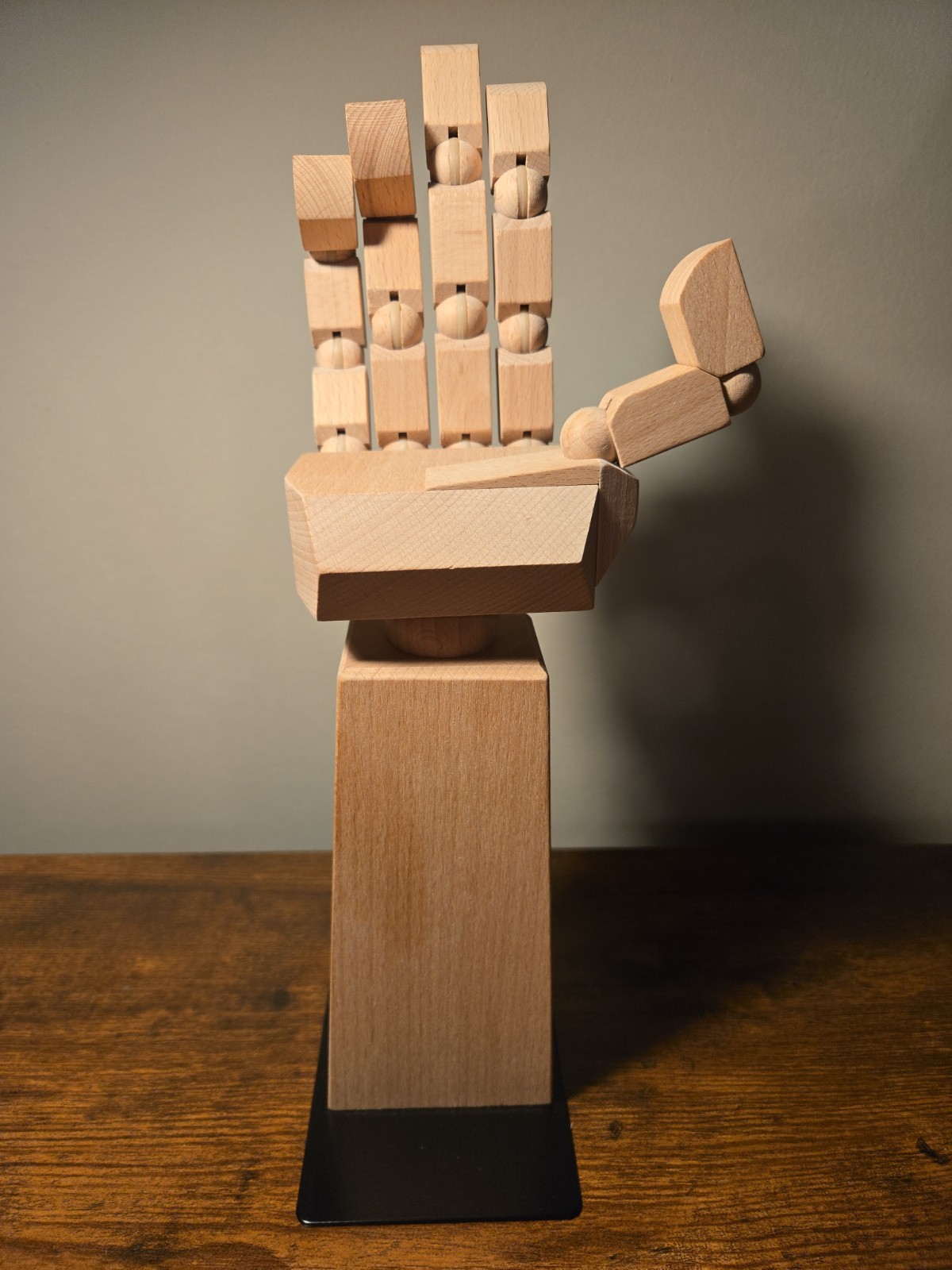 Ikea LANESPELARE Accessories Stand Moveable Hand, Solid Wood