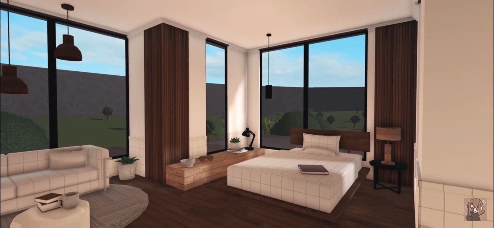 LUXURIOUS MODERN MANSION BLOXBURG.CHECK DESCRIP.FAST BUILDER FOR CHEAP PRICE