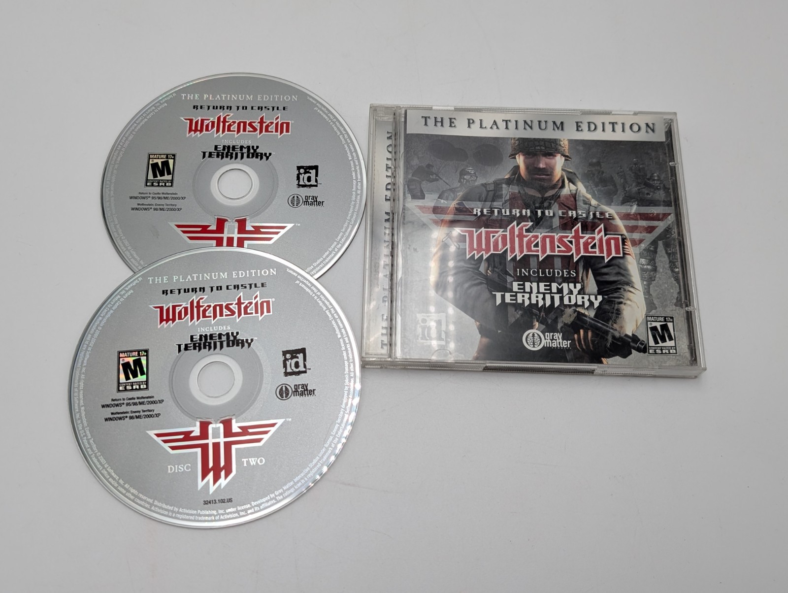 Return To Castle Wolfenstein [Platinum Edition] Enemy Territory, With Key VG+