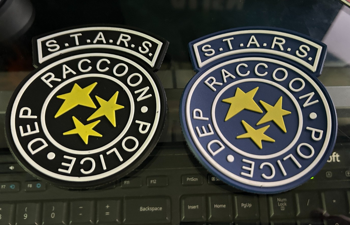 Resident Evil Lot of 2 Patch – STARS Raccoon Police Dept. – S.T.A.R.S. Hook Back
