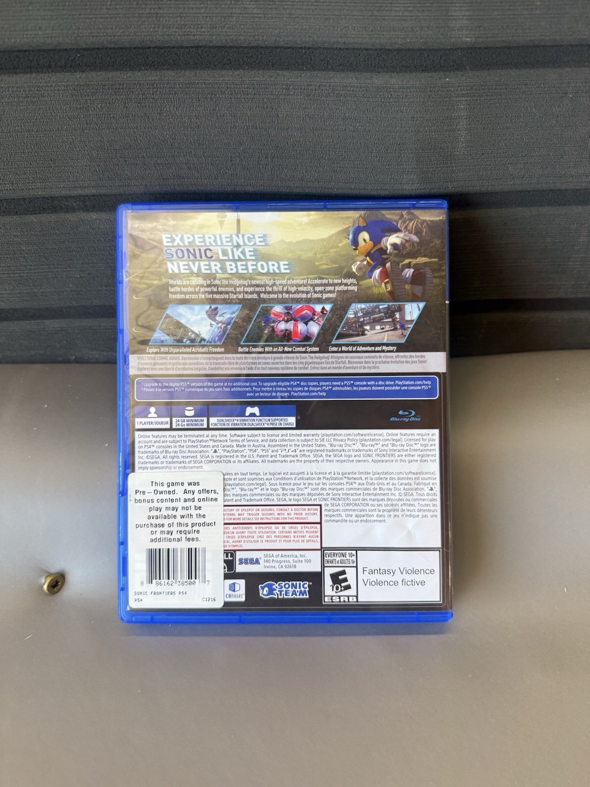 Sonic Frontiers (Microsoft Xbox Series X|S/Microsoft Xbox One, 2022)