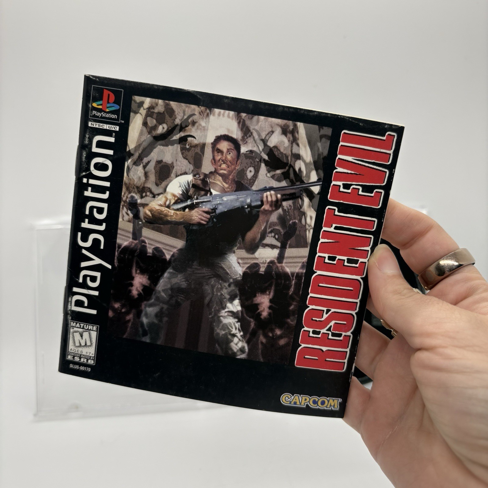 Resident Evil PS1 PlayStation 1 Game & Manual W/Registration Card Only Tested