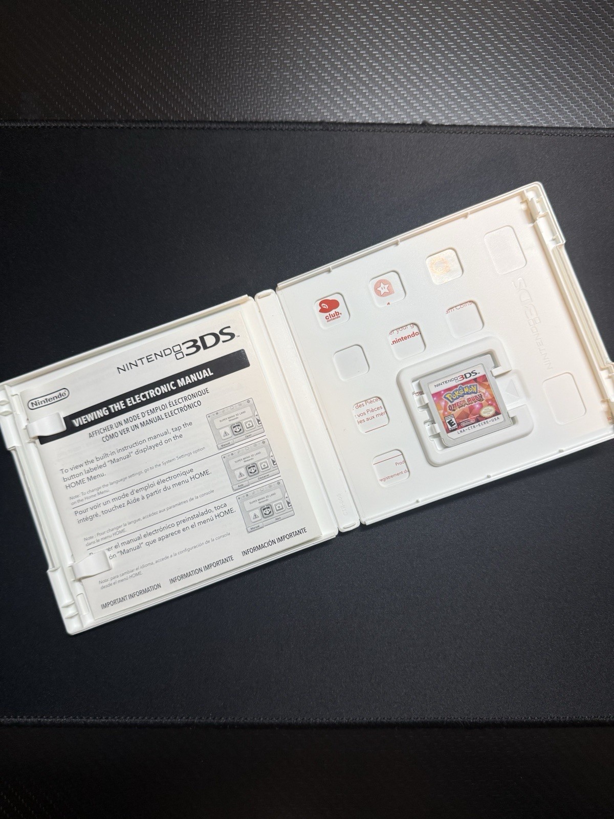 Nintendo Pokémon Omega Ruby Nintendo 3DS AUTHENTIC (CIB) CASE & MANUAL / TESTED