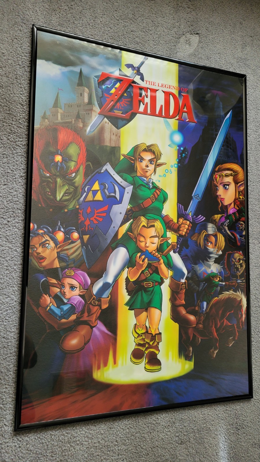BRAND NEW SEALED – The Legend of Zelda: Ocarina of Time Poster 24 x 36 Nintendo!