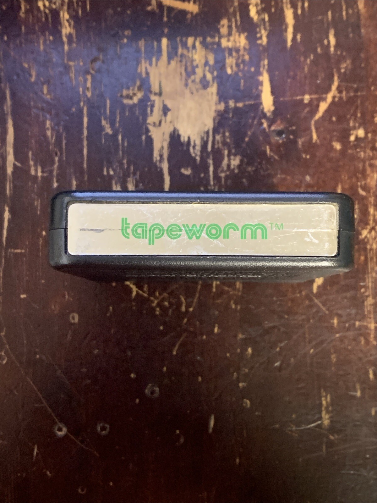Original Vintage Tape Worm Atari 2600 Game Rare Tapeworm