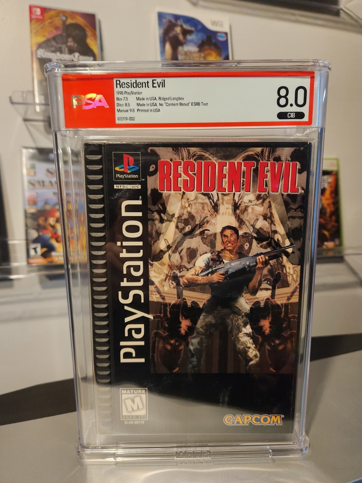 Resident Evil Ps1 PSA 8.0 CIB