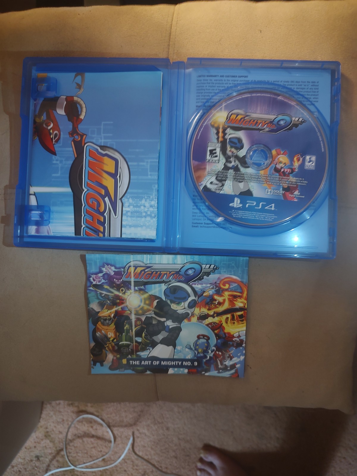 MEGA MAN 11 30 YEAR COLLECORS EDITION STRATEGY GUIDE PS4 MIGHTY NO 9 POSTER