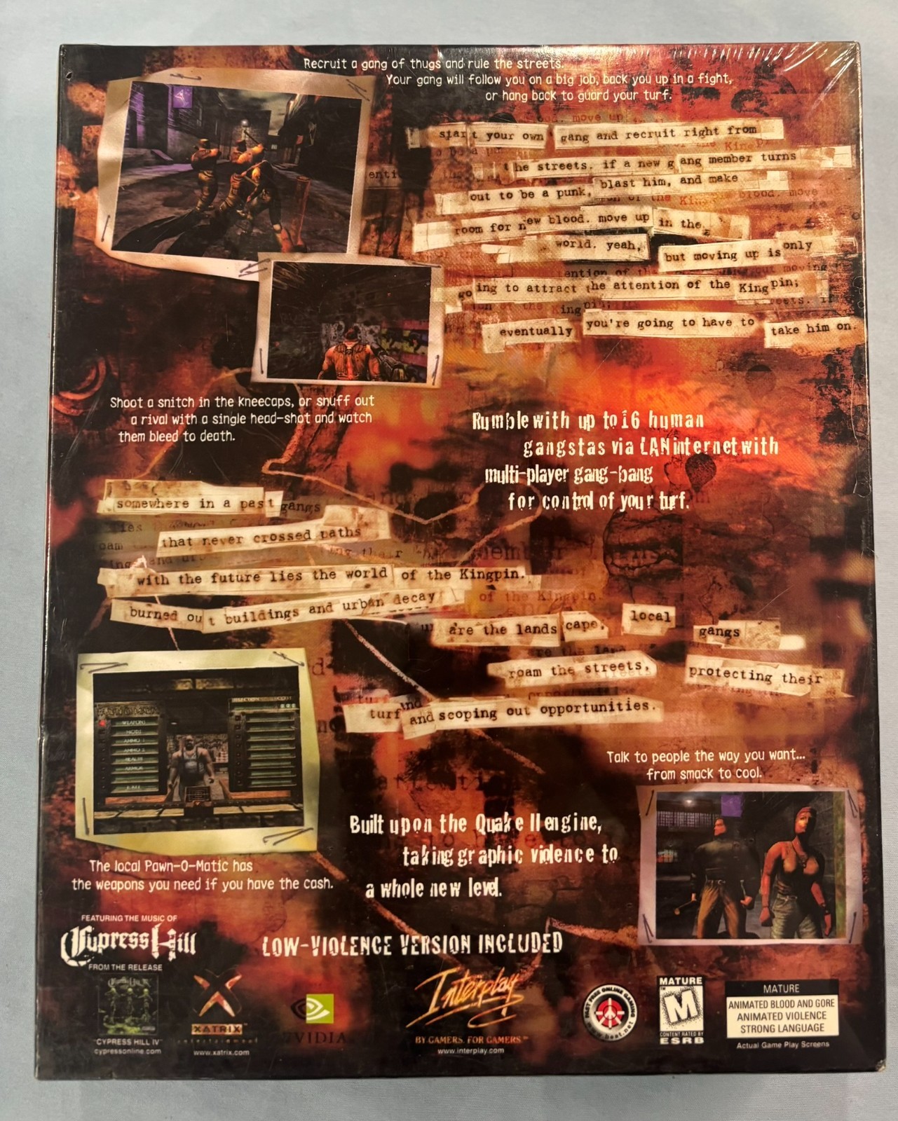 PC Spiel : Kingpin Life of Crime – PC Game! Rare and New In Box Sealed – Xatrix