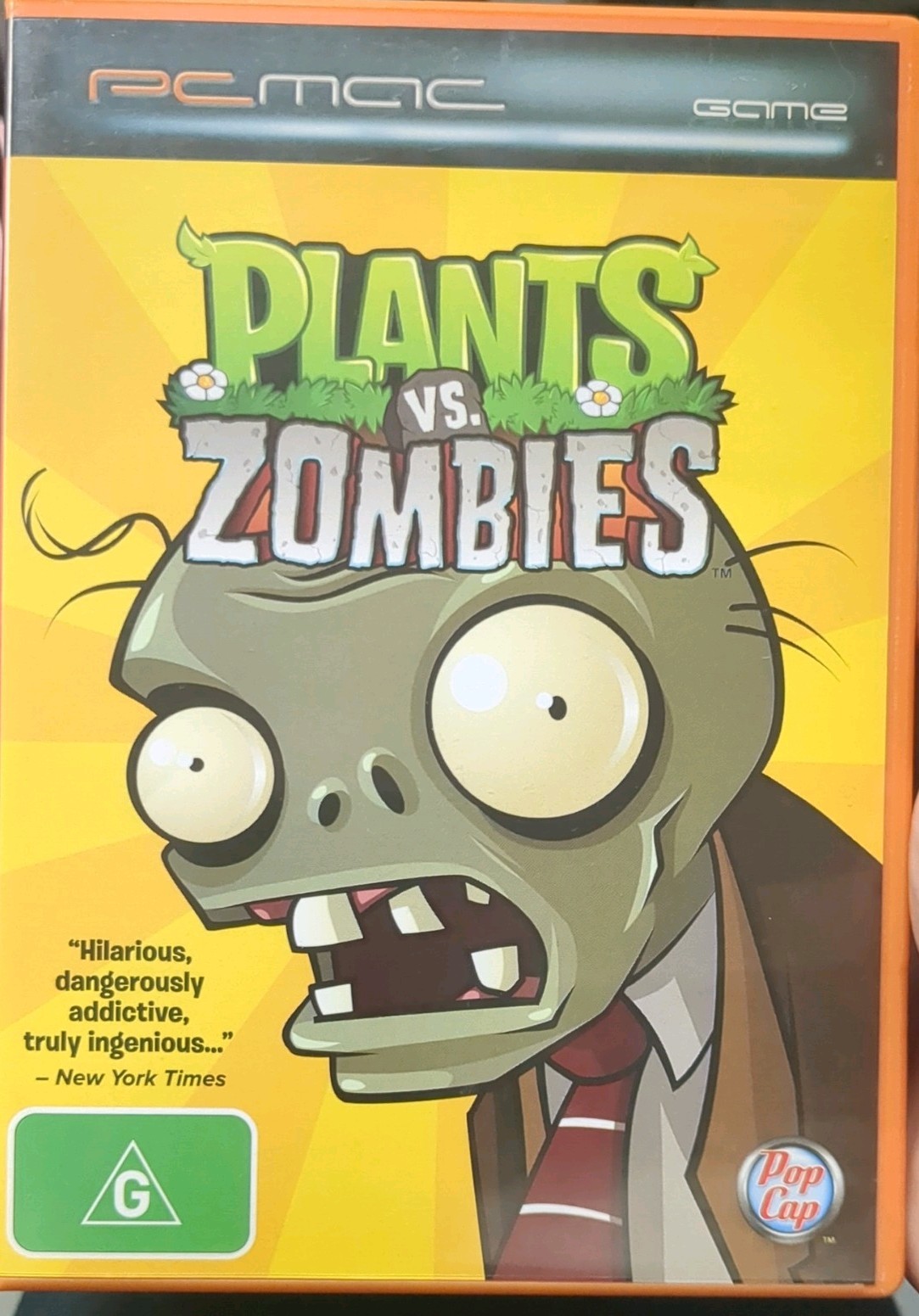 Plants Vs. Zombies – Macintosh & Windows PC (CD-ROM), No Manual, Good Condition