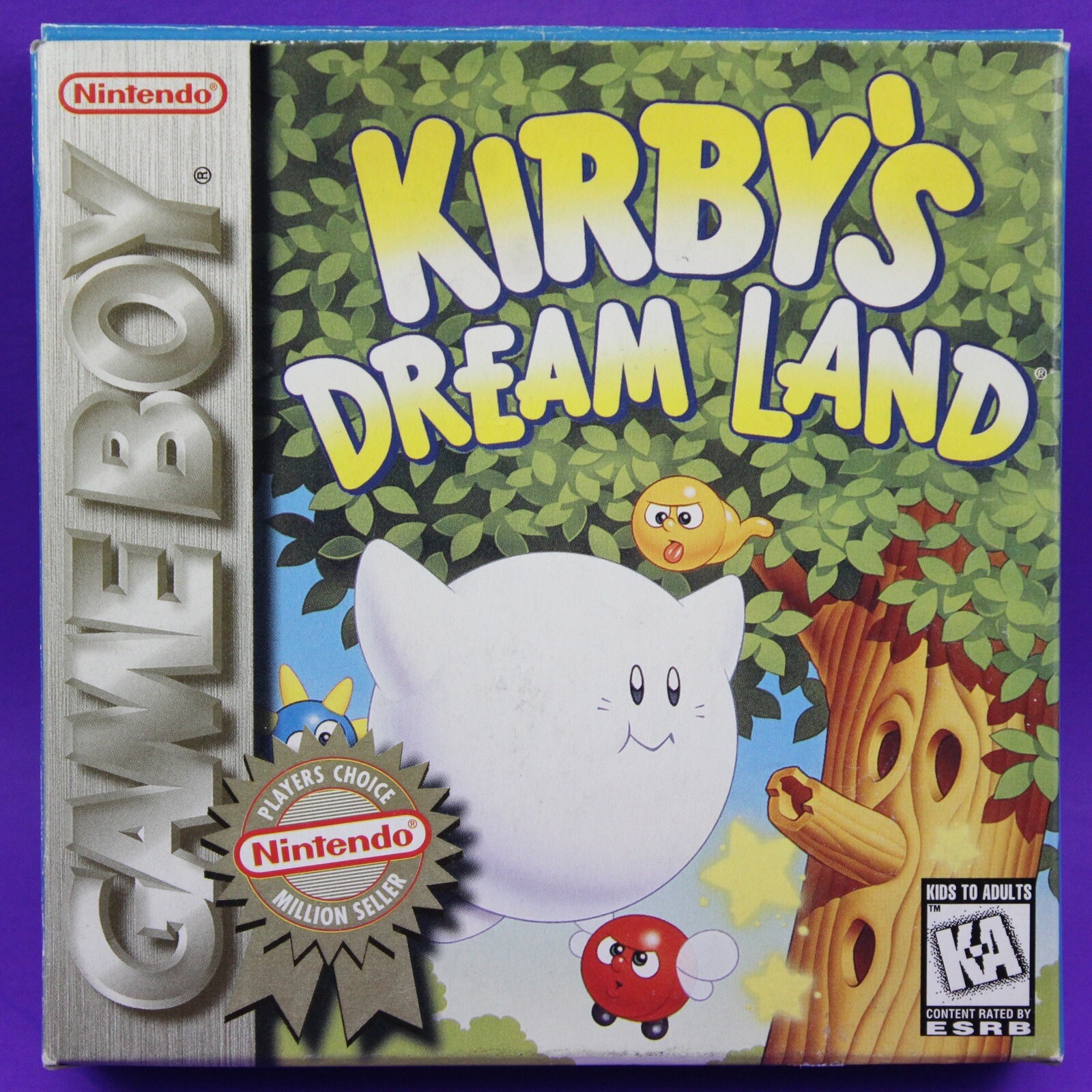 Kirby’s Dream Land Nintendo Game Boy Players Choice Complete CIB W/ Protector