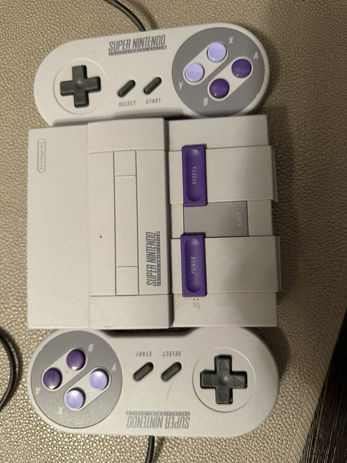 Super Nintendo SNES Mini Classic Edition Console with 2 Controllers (NO BOX)