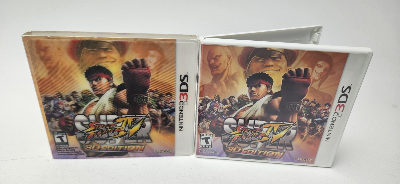 Super Street Fighter IV – Lenticular Slip – 3D Edition (Nintendo 3DS, 2011) CIB