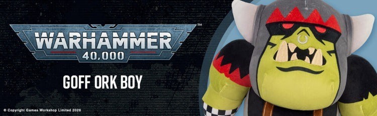 Warhammer Goff Ork Boy 12″ Plush Tomy Club Mocchi Warhammer 40,000