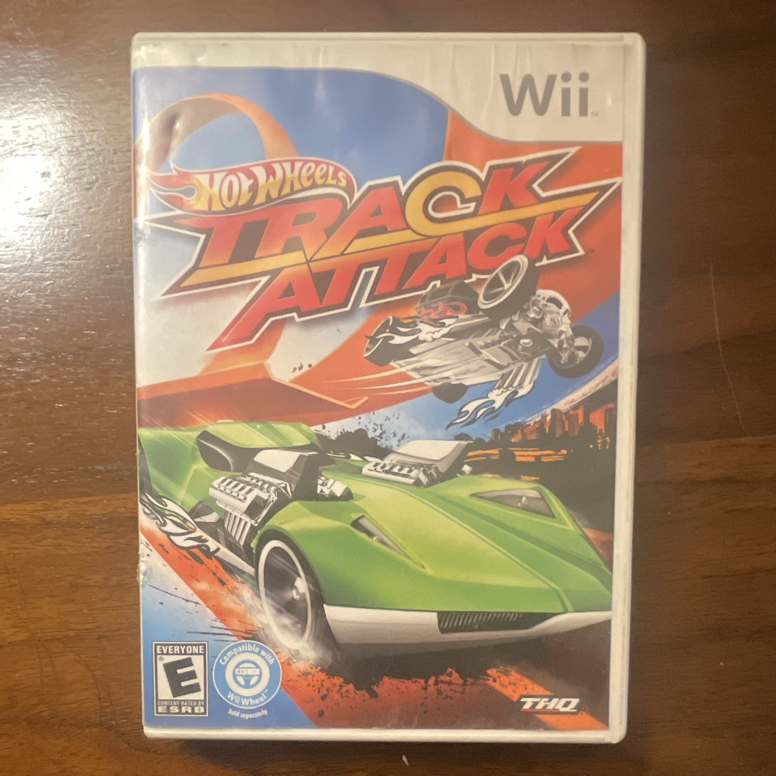 Nintendo Wii Hot Wheels Track Attack DVD Keep Case – Case/Box Only