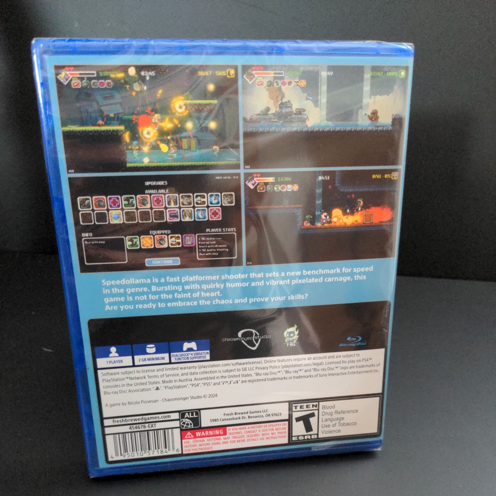 Rare Speedollama PS4 (Sony PlayStation 4 2025) + New Sealed Mint Condition