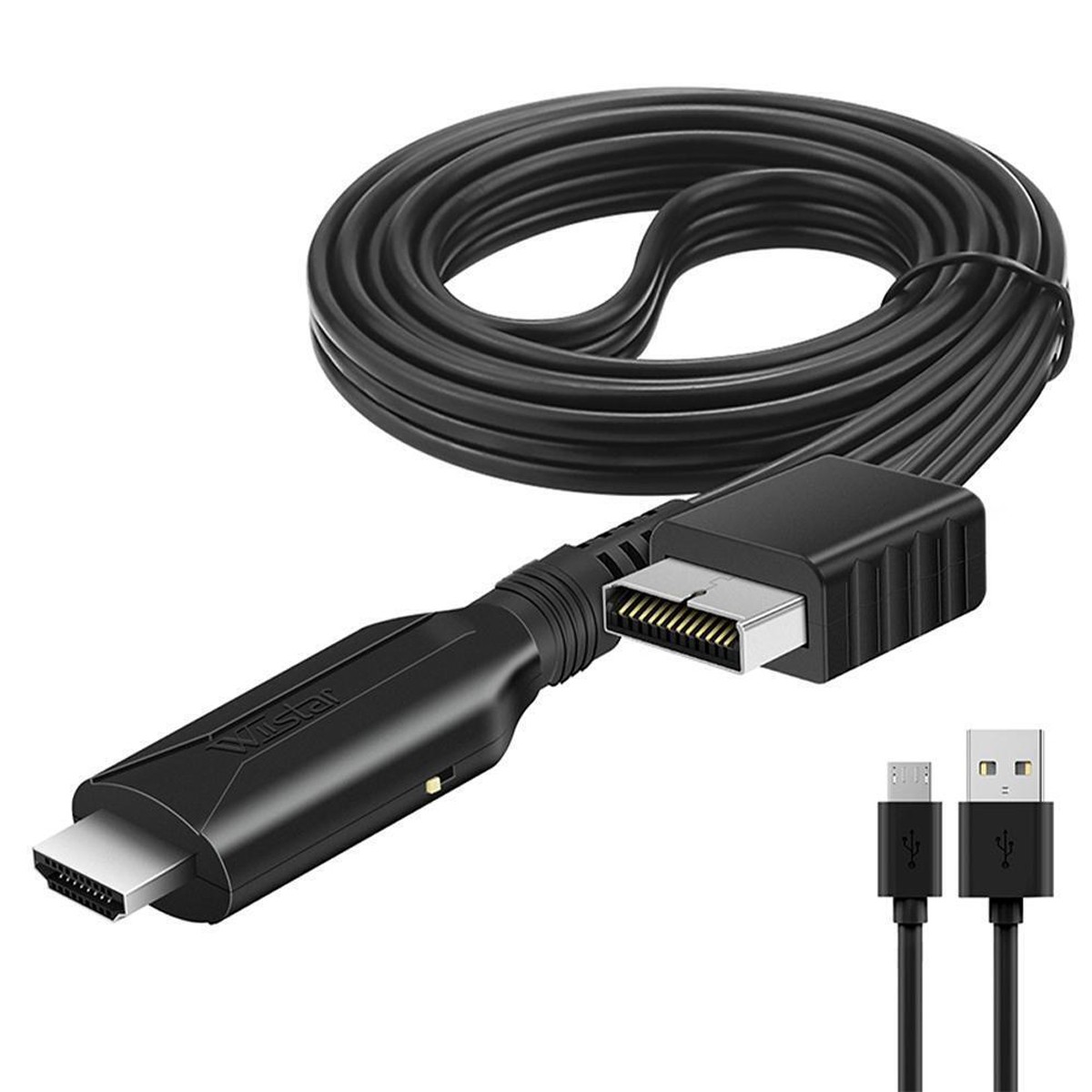 For Sony PS1 PS2 to HDMI TV Adapter Cable Game Console Audio Video Converter