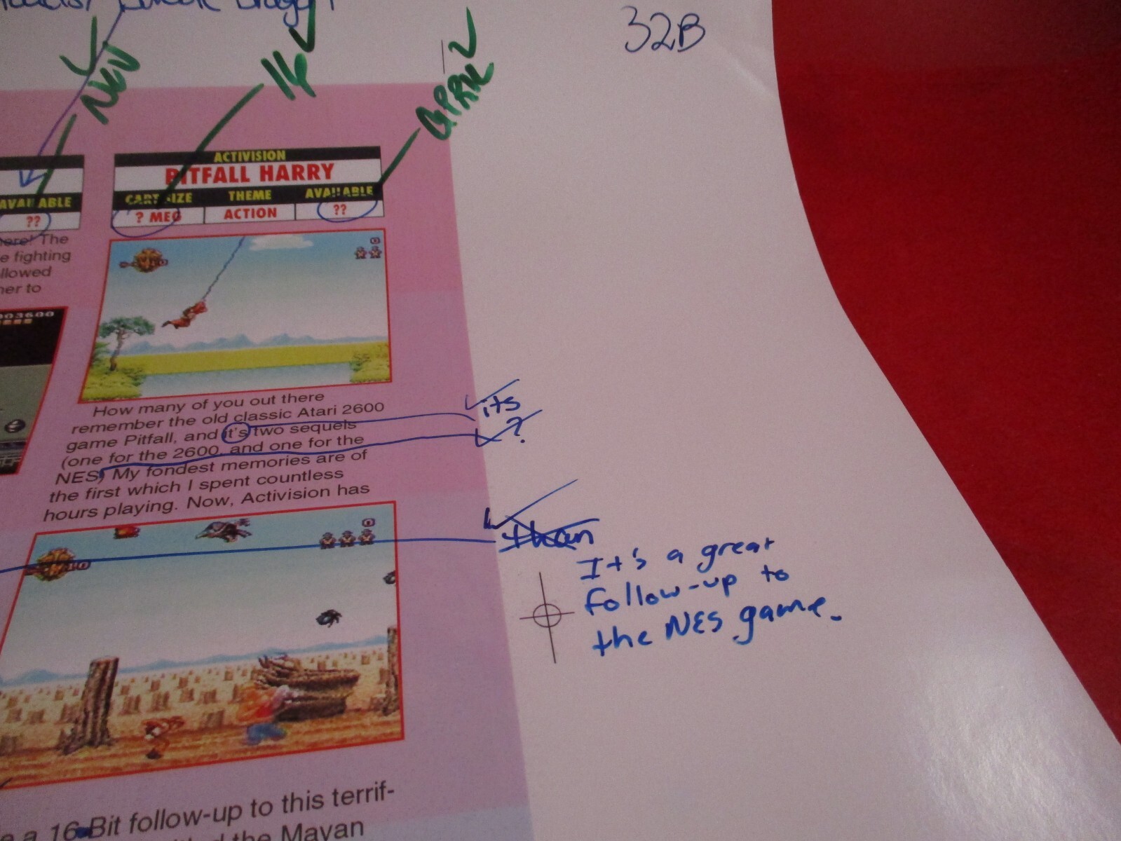 Super NES Buyer’s Guide Magazine Prototype Sheet We’re Back Battletoads Double D