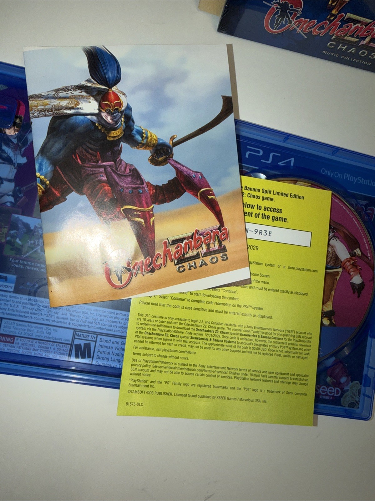 Onechanbara Z2: Chaos – “Banana Split” Edition (PS4) Complete CIB NEW Open Box