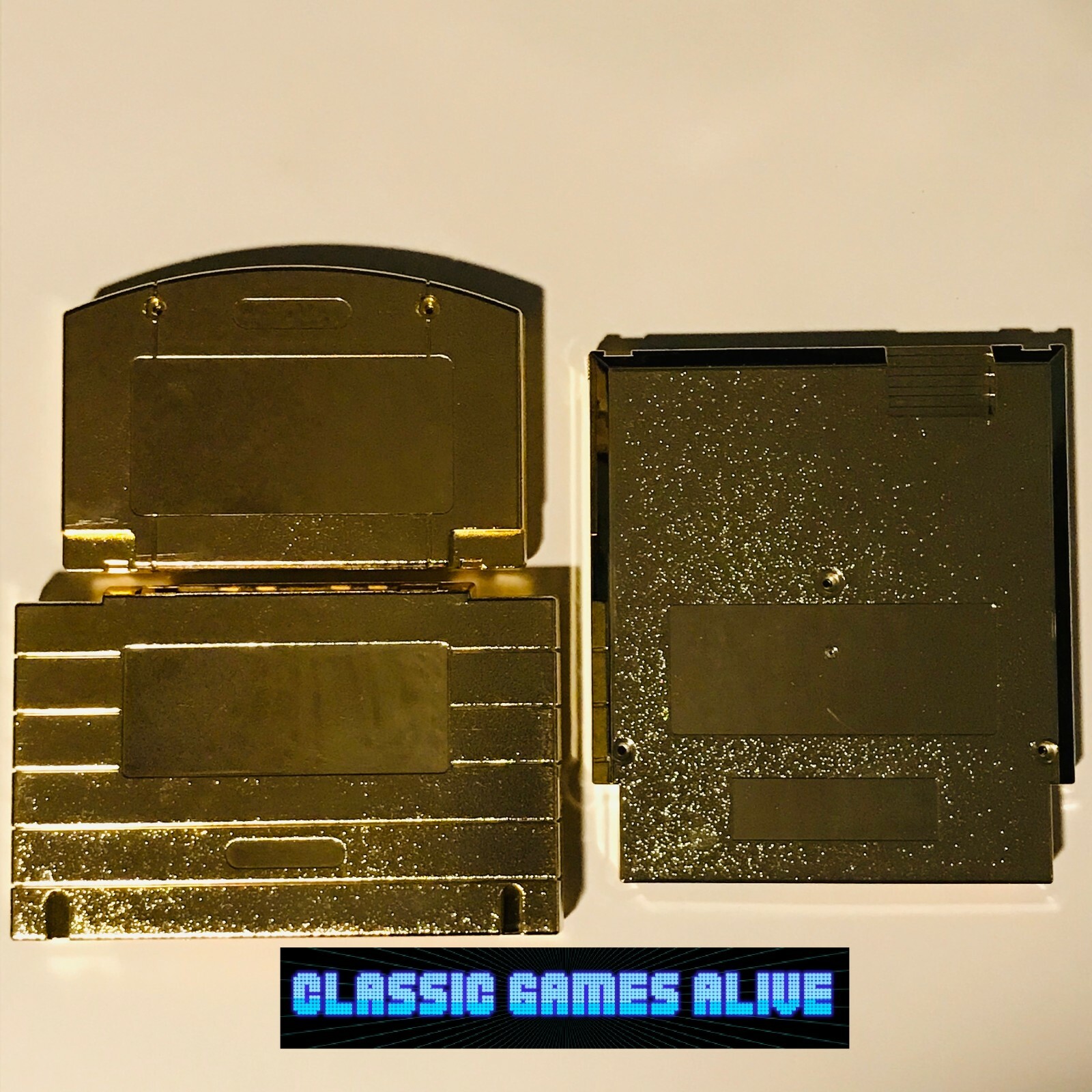 Legend of Zelda Game Case Cartridge – Gold Platinum (Metal Plating) NES SNES N64