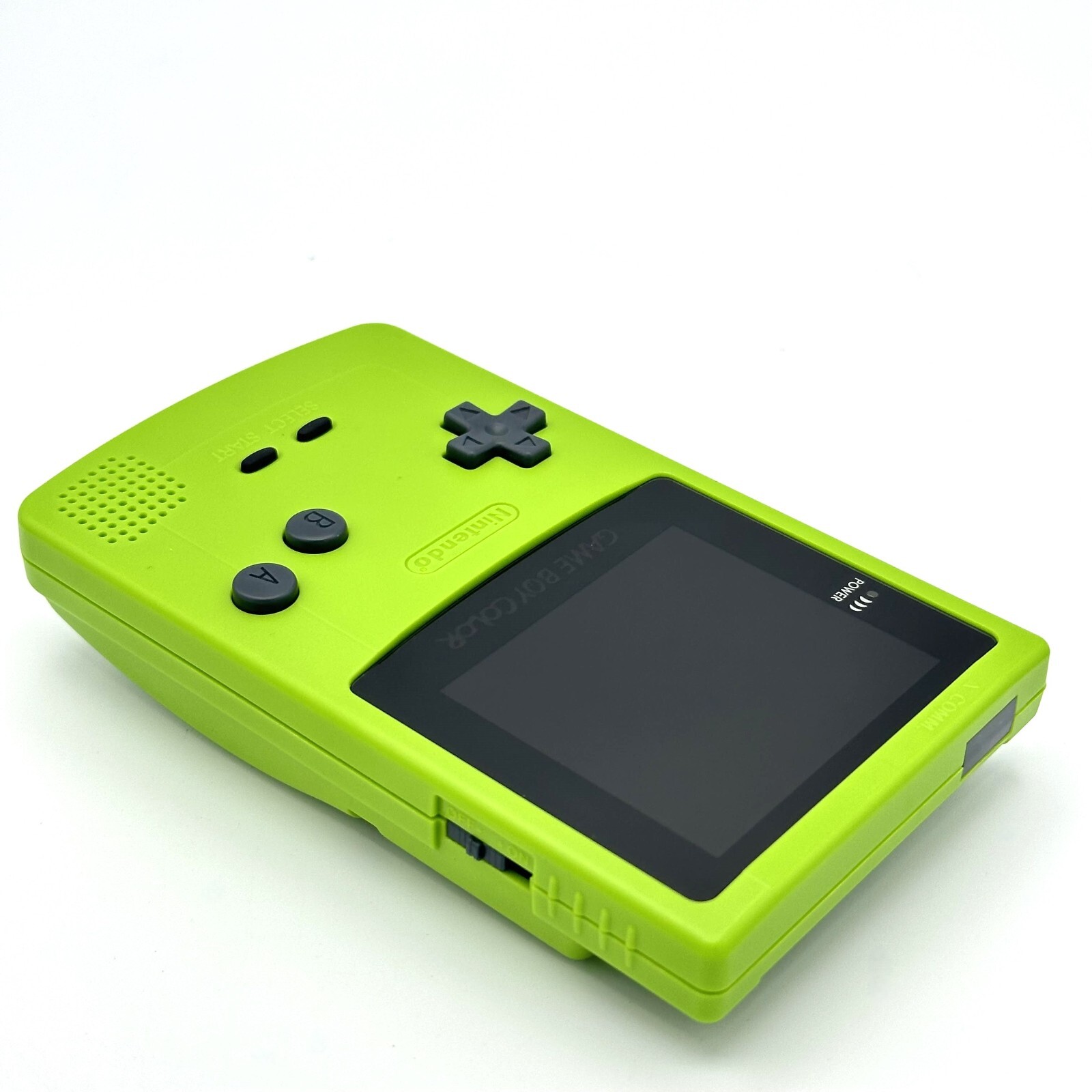 Nintendo Game Boy Color GBC Backlit IPS Mod Console System Lime Kiwi Green Shell