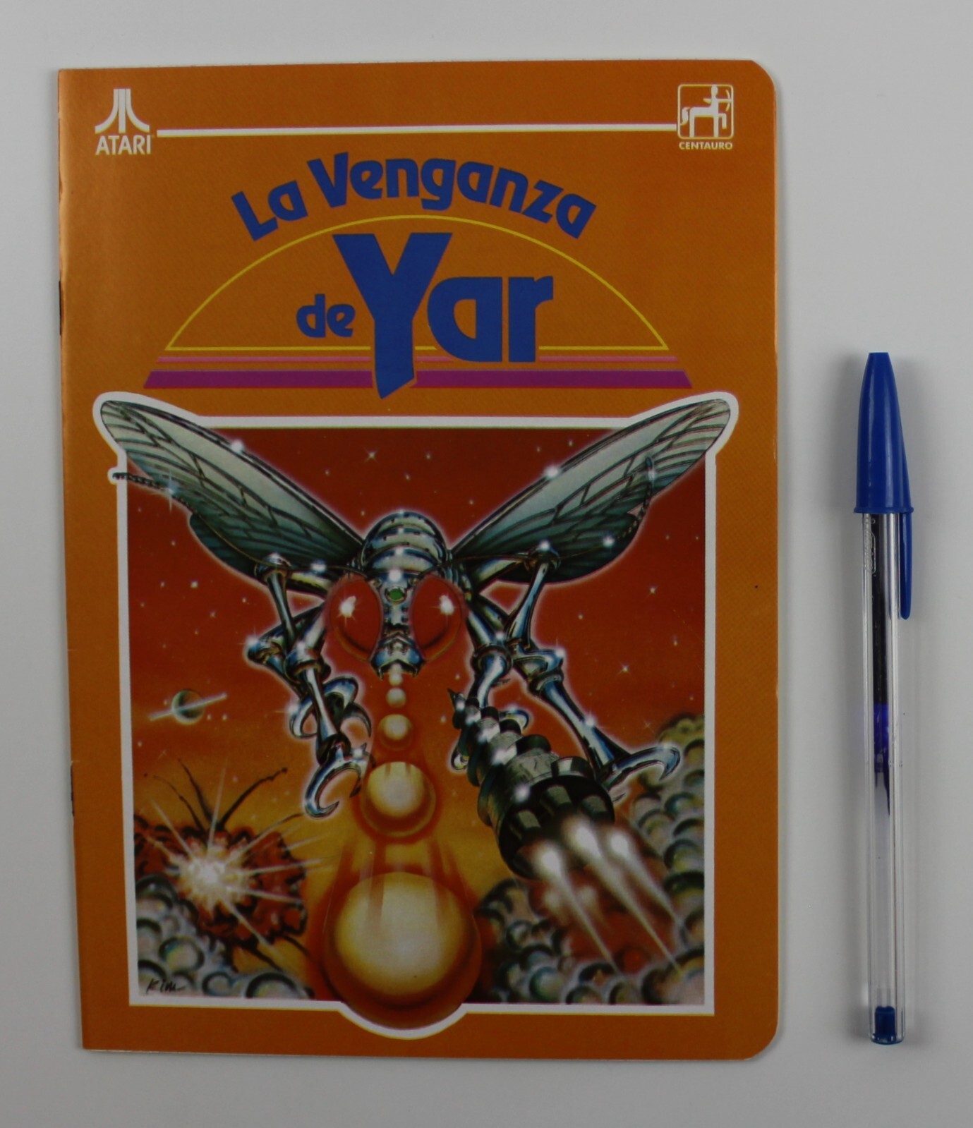 1982 ATARI YAR’S REVENGE School Notebook 8.5″ x 6″ Spain Vintage Unused V. RARE