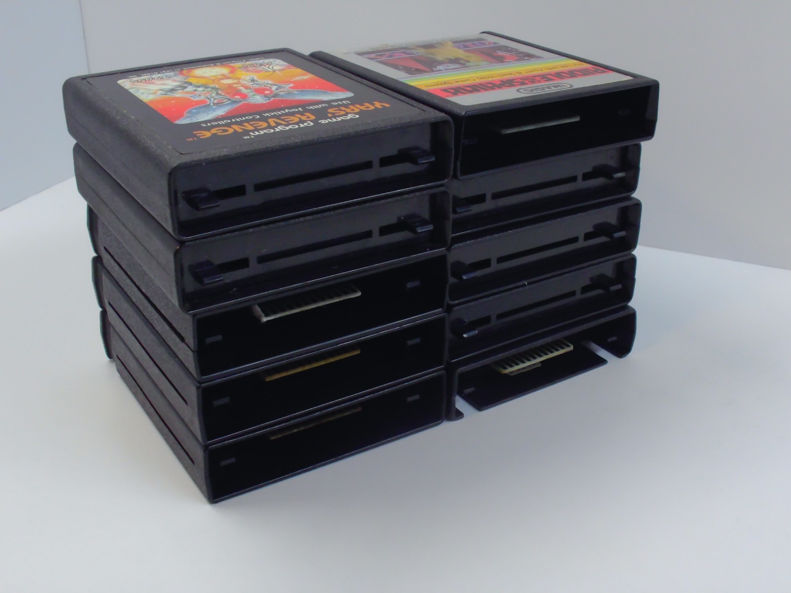 Atari 2600 Lot of 10 Games w Manuals Centripede River Raid Asteroids TESTED RP