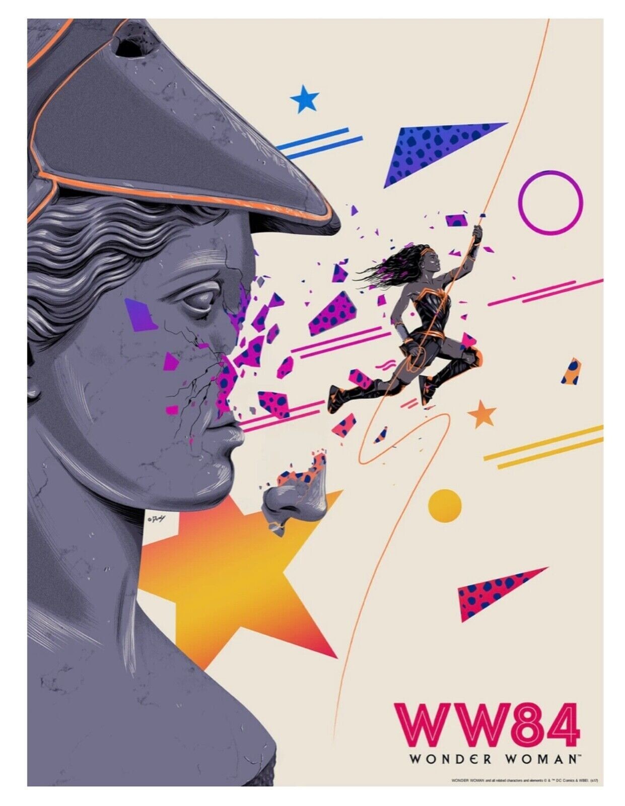 Wonder Woman 1984 Variant Screen Print Poster 100 Made Doaly BNG Mondo